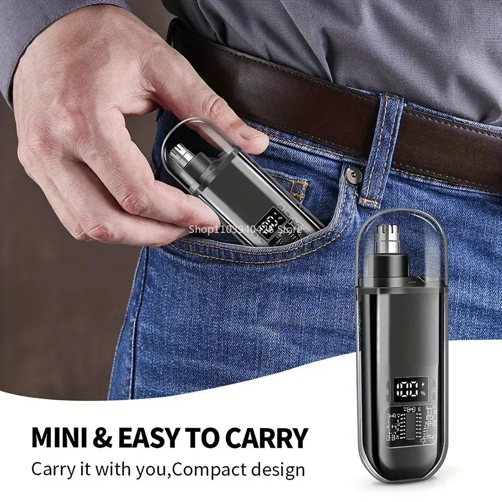 Electric Nose & Ear Trimmers for Men USB Rechargeable  Portable Mini