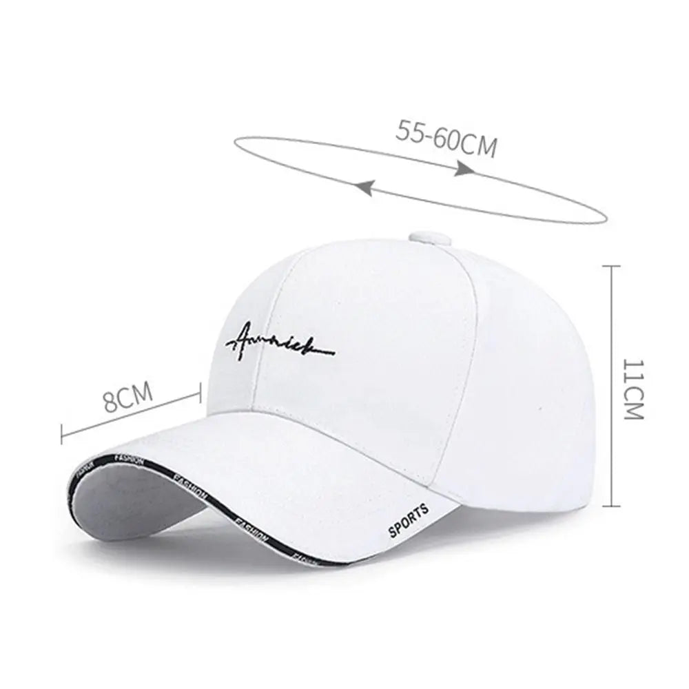 Breathable Adjustable Sun Hats Cotton Solid Color Baseball Cap UV