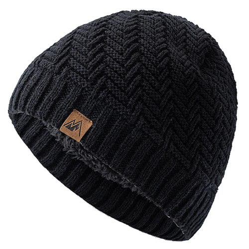 Unisex Peak Labal Winter Hats Fashion Outdoor Knitted Hats For Men And