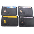 Personalized Leather ID Card Holder with Superhero Mask Design Great