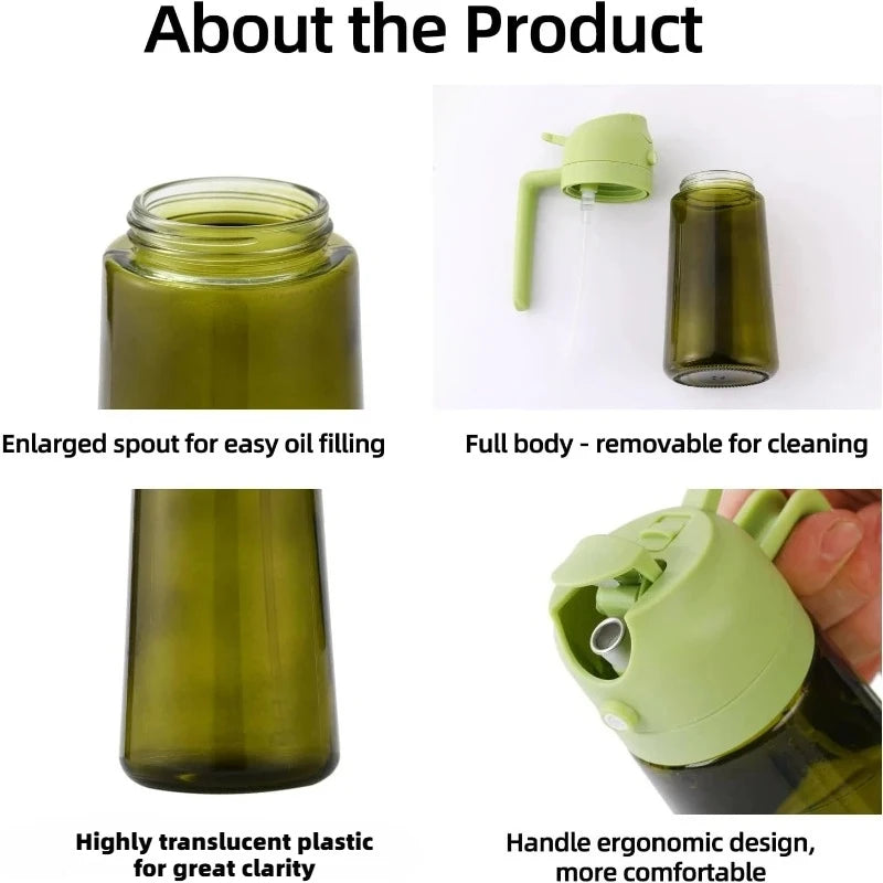 2-in-1 Cooking Oil Sprayer and Pouring Dispenser