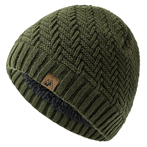 Unisex Peak Labal Winter Hats Fashion Outdoor Knitted Hats For Men And