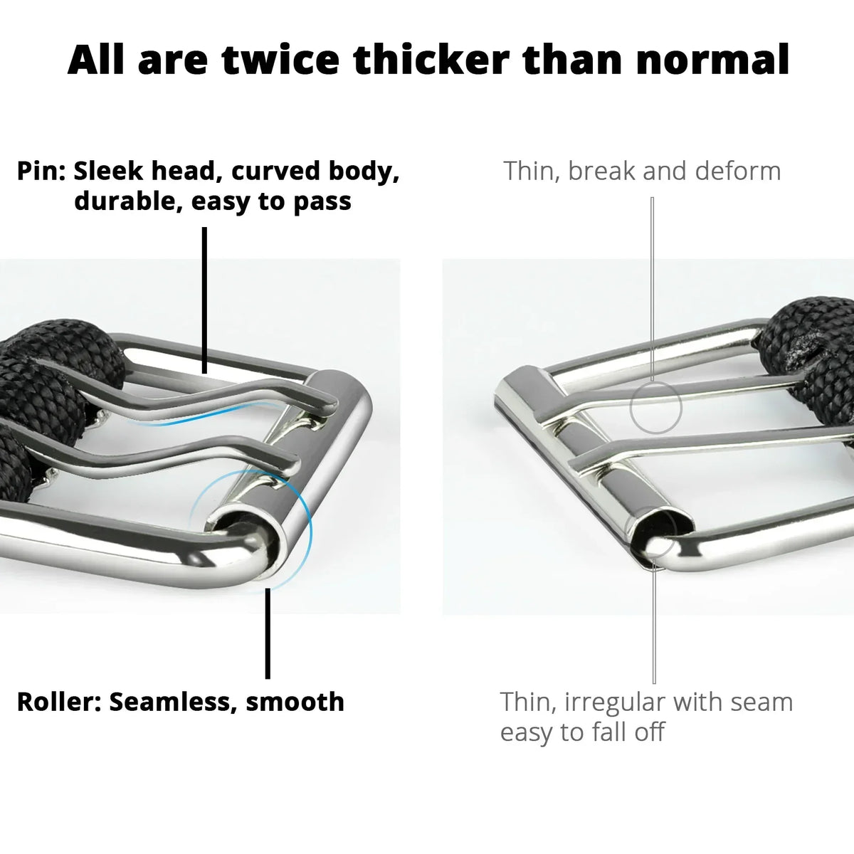 New Men Breathable Nylon Fabric Belt outdoor Belt Pin Buckle