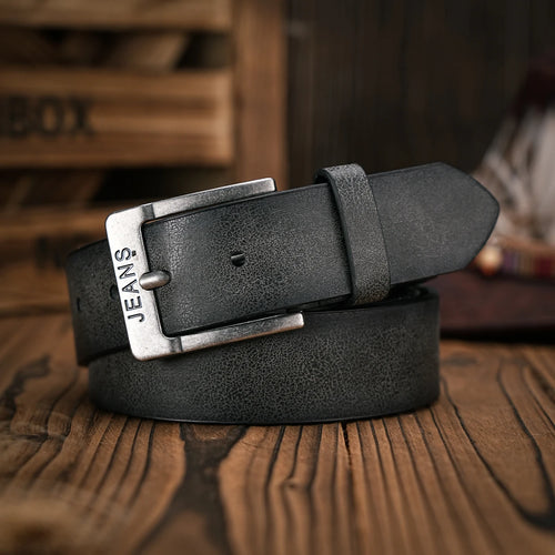 A Men's and Women's Casual Retro Belt Western Style! PU Leather Belt