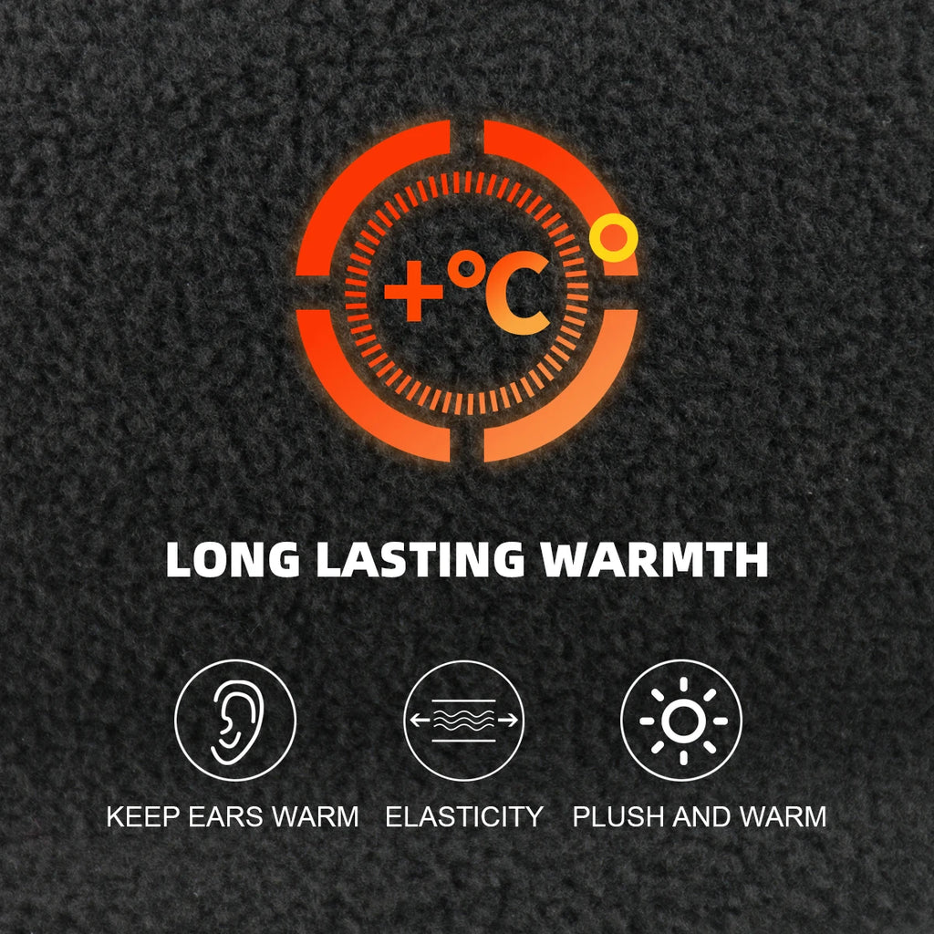 1pc Ponytail Headbands Winter Windproof Ear Warmer Running Headbands