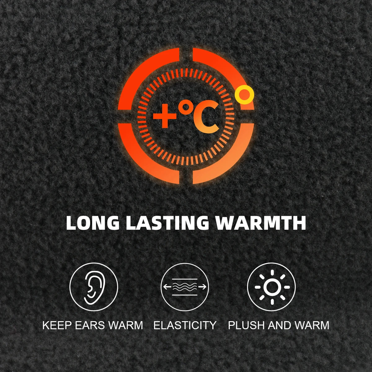 1pc Ponytail Headbands Winter Windproof Ear Warmer Running Headbands