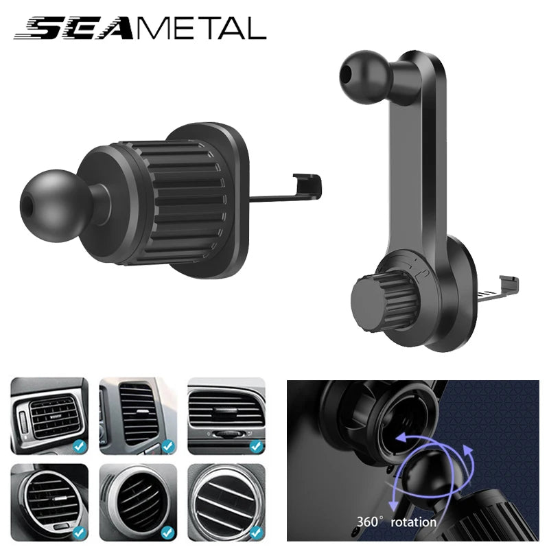 SEAMETAL Car Phone Holder Bracket Accessories Interior Air Outlet Vent