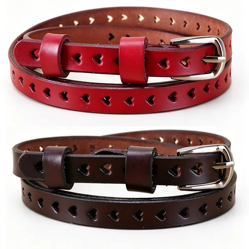Belts for Women Genuine Leather Skiny Designer Belts Fashion Casual
