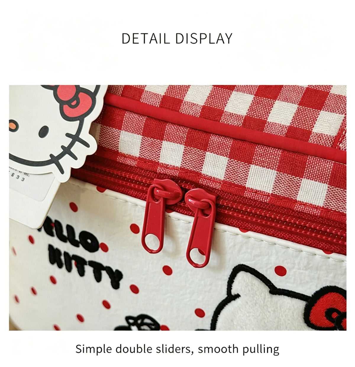 Hello Kitty Cosmetic Bag Large Capacity Travel Makeup Organizer with