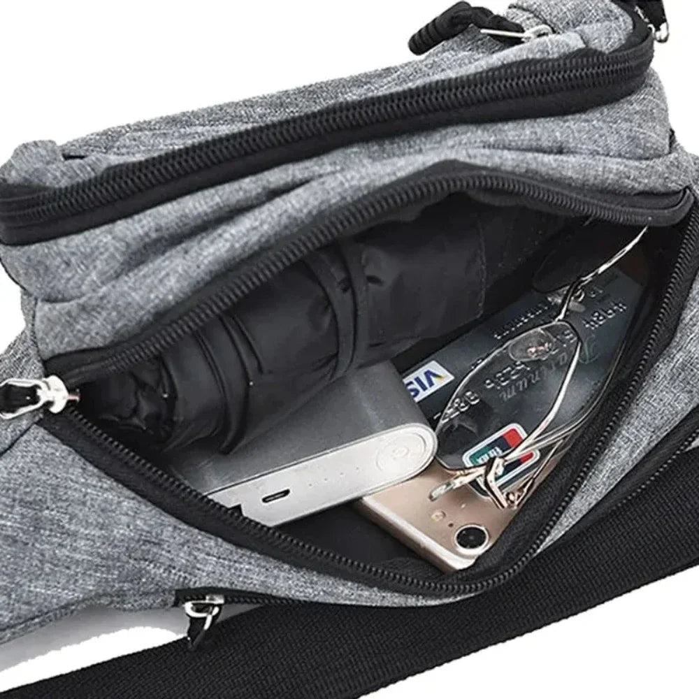 Mobile Waist Bag for Men Women Multifunctional Large Capacity