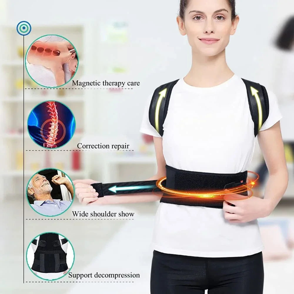Posture Corrector Support Brace – Shoulder & Back Support Belt