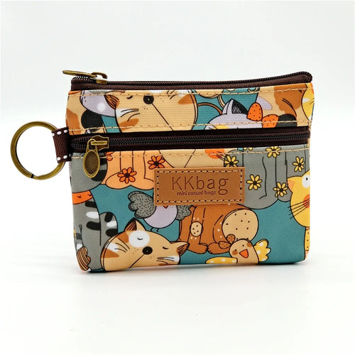 Cute Animals Wallet Zipper Purse Cartoon Small Coin Purse Lightweight