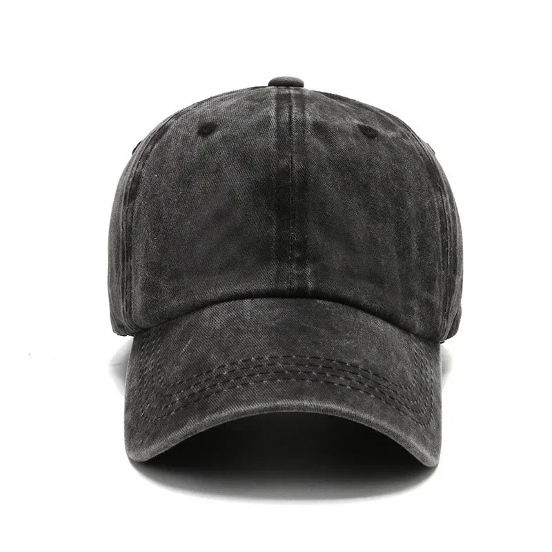 Women Men Cotton  Fashion Snapback Solid Baseball Cap Autum Winter Hat