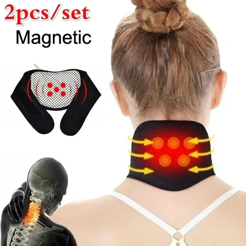 2 Pcs New Self Heating Neck Protection Heating and Warm Equipment