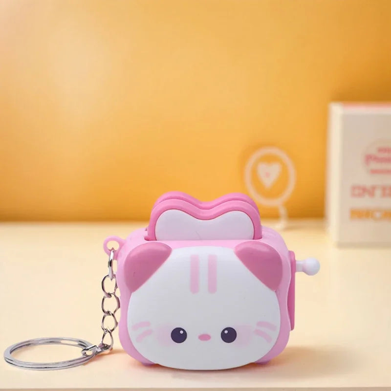 Cute Bread Machine Panda Creative Keychain, Stress-relieving Accessory