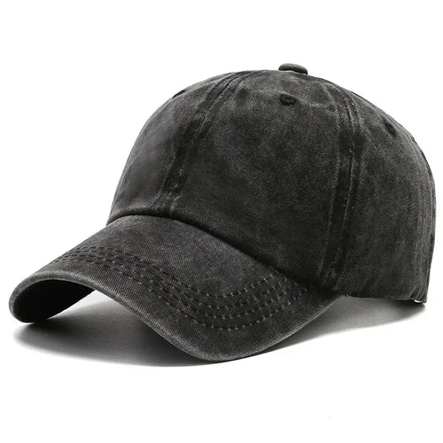 Women Men Cotton  Fashion Snapback Solid Baseball Cap Autum Winter Hat