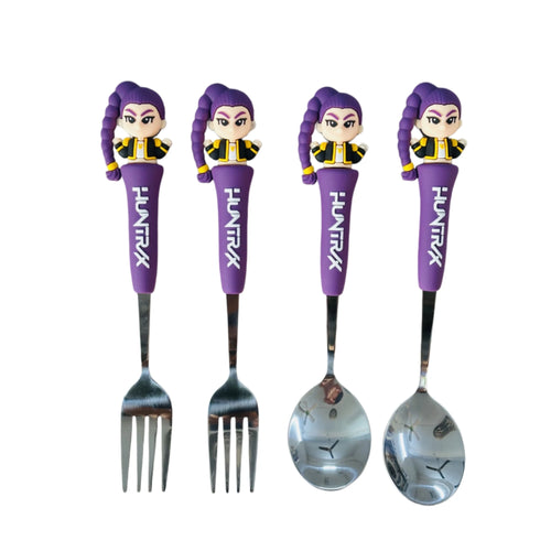 Anime Hunters Girls Lumi Mila Zoi Spoon Fork 304 Stainless Steel
