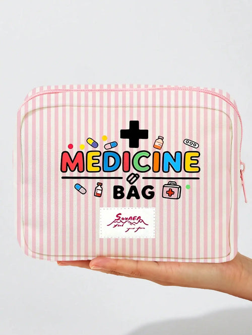 1PC Large Capacity Medicine Bag Travel Portable Medical Bag Home
