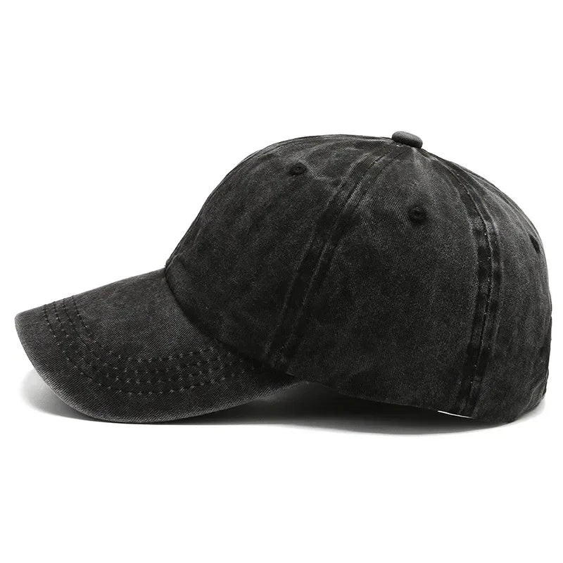 Women Men Cotton  Fashion Snapback Solid Baseball Cap Autum Winter Hat