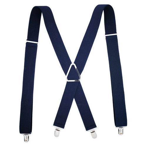 Men Work Heavy Duty Suspenders Adjustable Elastic Trouser Braces Belt
