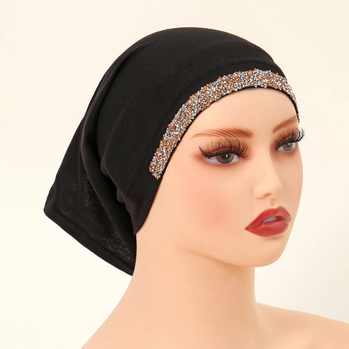 Solid Diamond Modal Jersey Inner Cap – Underscarf Hijab Band