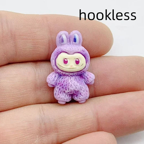 10pcs Cartoon Resin Animal Charm Pendant Earrings Keychain Bracelet