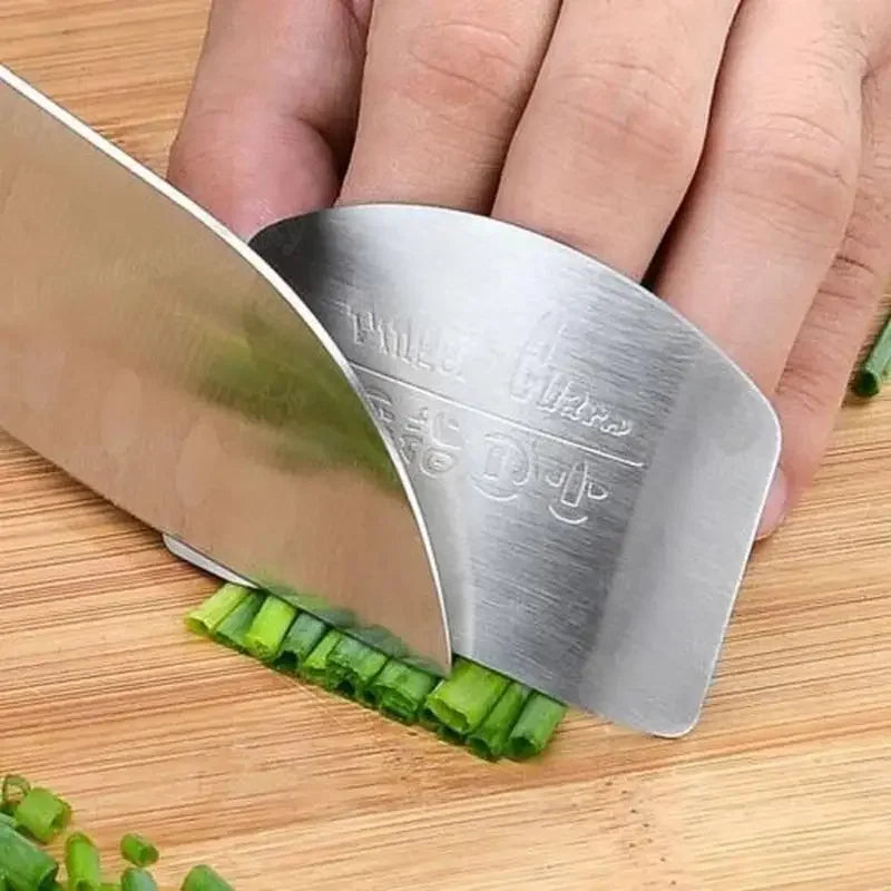 Stainless Steel Finger Guard for Food Preparation