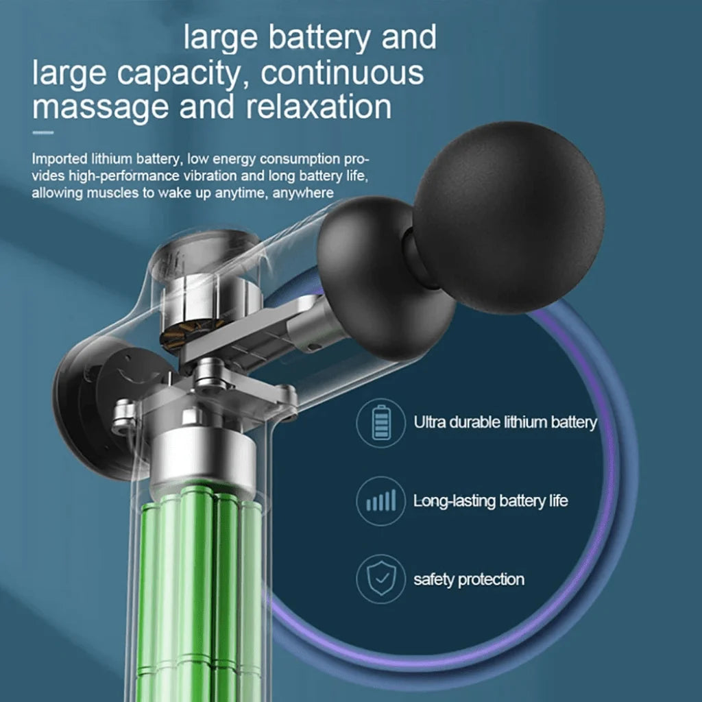 99 Level Massage Gun Fascia Deep Muscle Relax Body Neck Massager