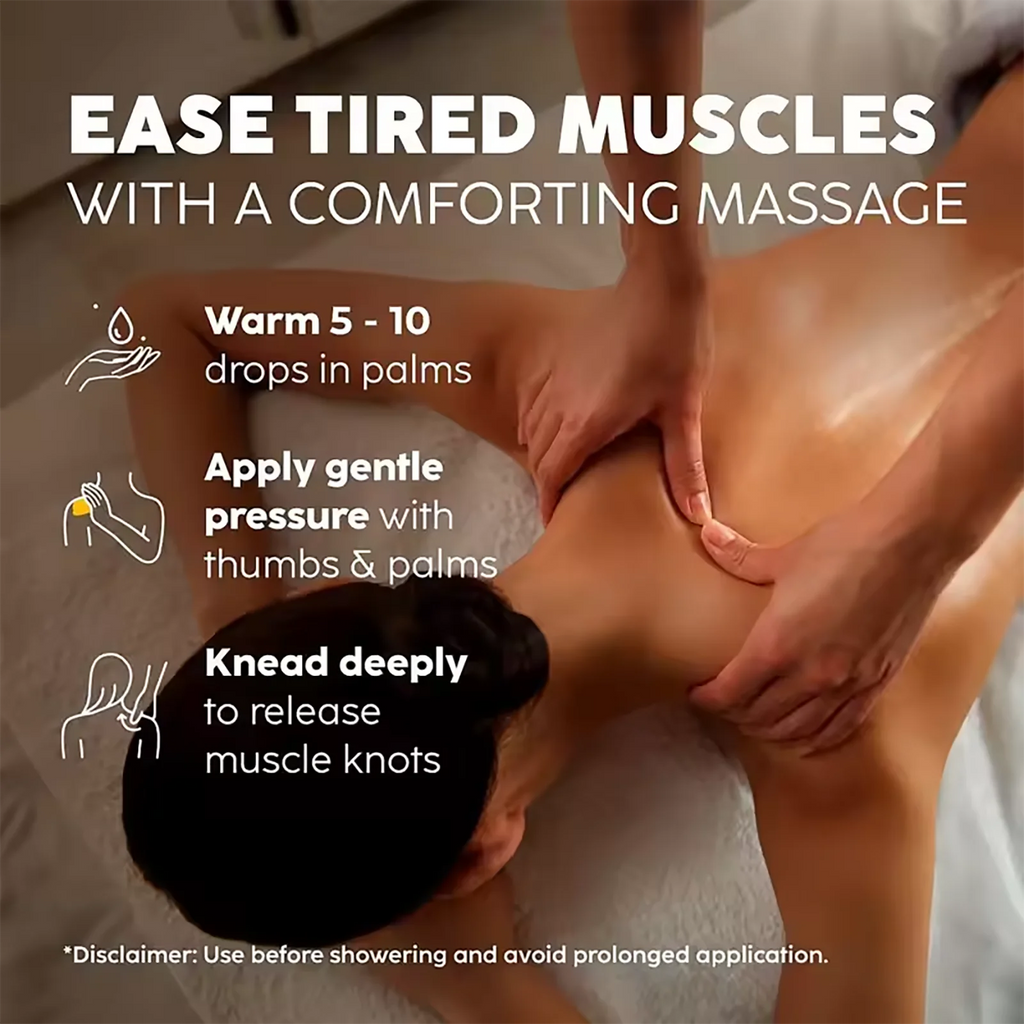 Nourishing Body Massage Oil Hydrating Lightweight Non Greasy for Dry