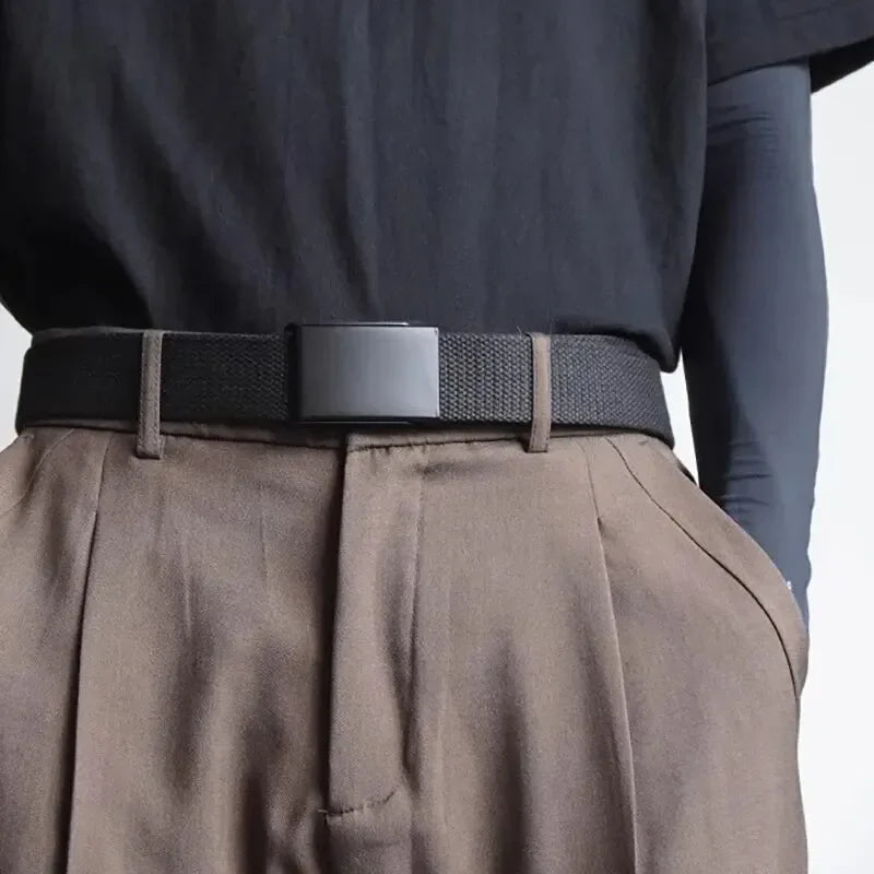 Men's Belt Fashion New Unisex Trousers Belt Women's Belt Canvas Belt