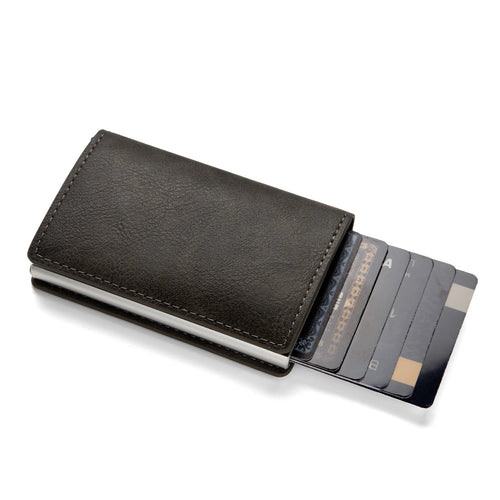 Anti-theft RFID credit card holder minimalist wallet pocket slim card