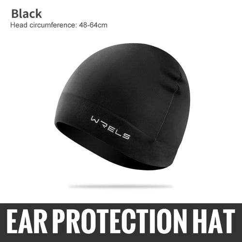 WRELS Winter Beanie Hat Windproof Warm Knitted Sweat-Wicking Cycling