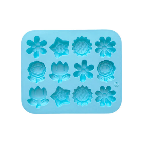 1pc Mini 12 cavity 6 small flower shaped candy chocolate cookies