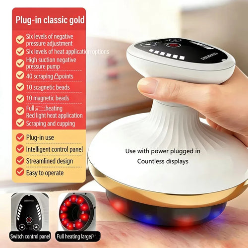 Electric Massage Brush, Universal Body Dredging Device, Scraper,