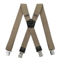 Heavy Duty Suspenders for Men Work Outdoor 3.8cm X-Back 4 Strong Clips