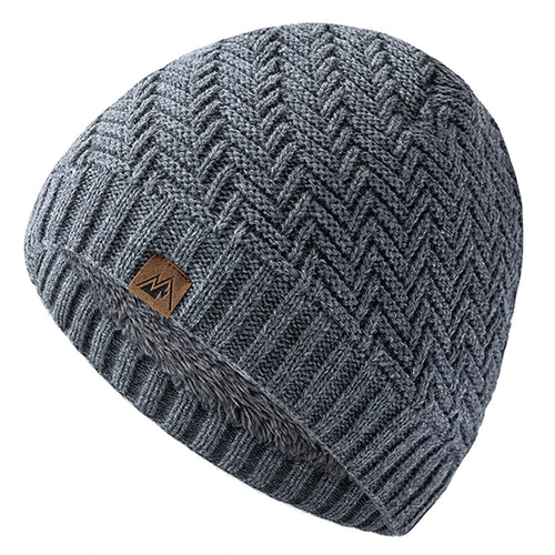 Unisex Peak Labal Winter Hats Fashion Knitted Hats For Men And Women