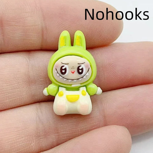 10Pcs Kawaii Rabbit Strawberry House Resin Charms Lovely Cartoon