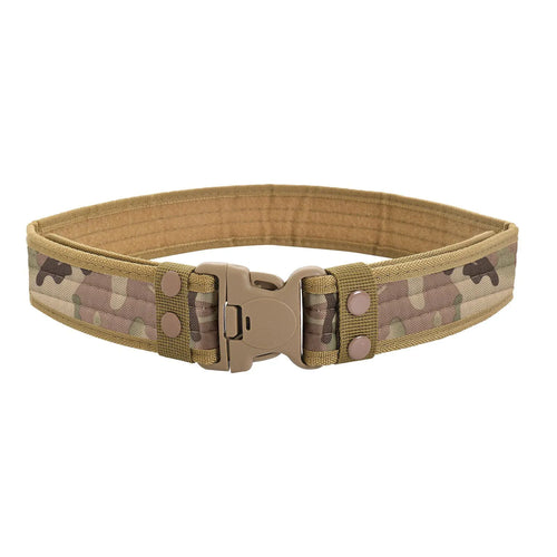 Men's Belt Outdoor Camouflage Tactical Belt Oxford Cloth Belt