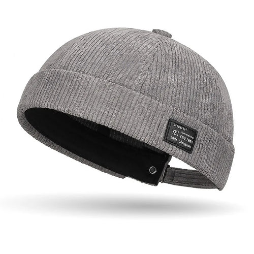Winter and autumn Corduroy Brimless Casual Hat, Personalized Yuppies