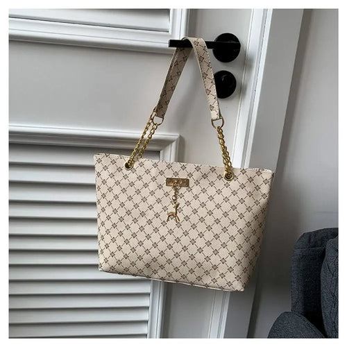 Women Luxury Design Tote Bag Large Capacity Handbag Printing Shoulder