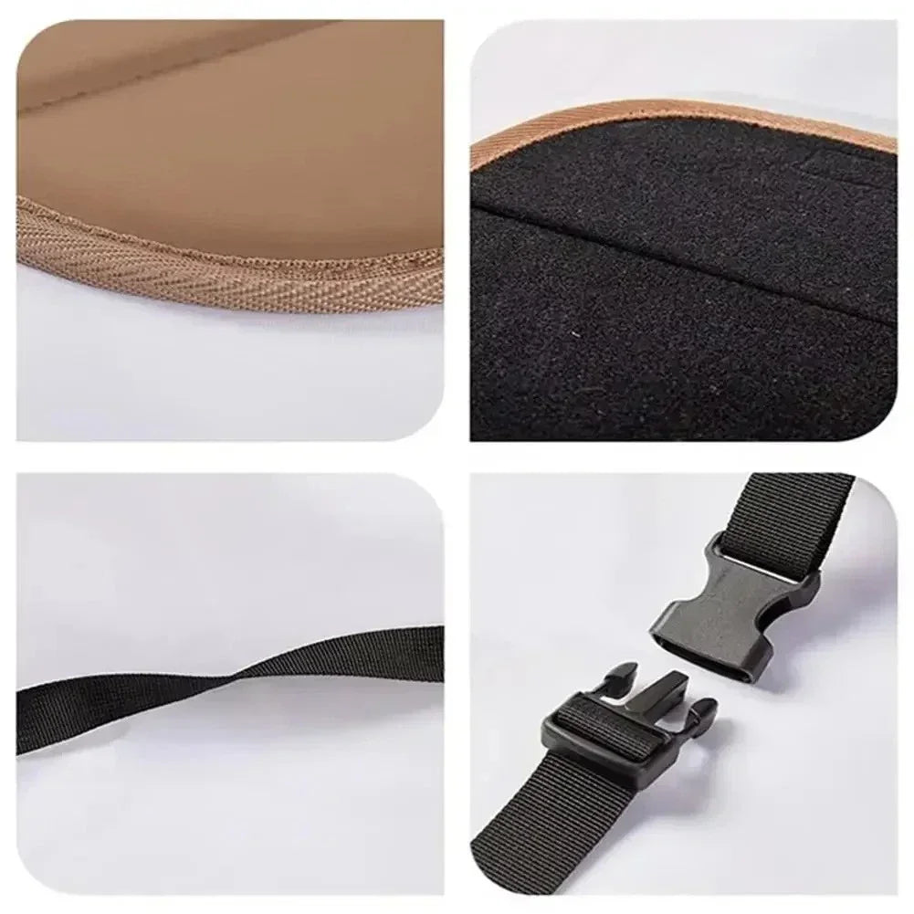 Portable Car Travel Foot Rest Mat Adjustable Backseat Suspension