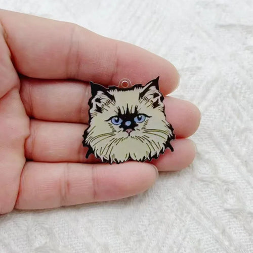 10pcs Acrylic Dog Jewelry Diy Jewelry Accessories Keychain Bracelet