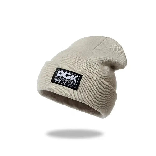 Knitted hat trendy letter pullover cap for men and women, outdoor warm