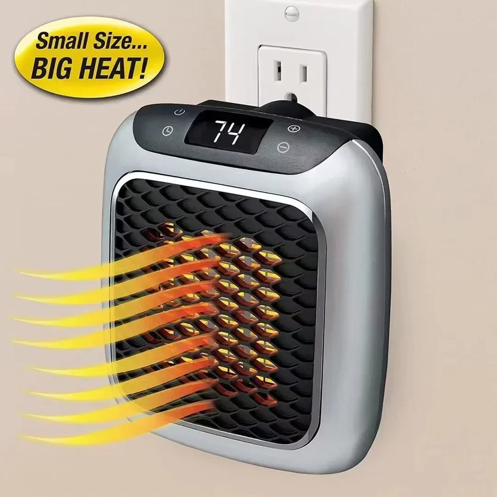Mini Wall Mounted Electric Heater 400W with Remote Control Small Hot