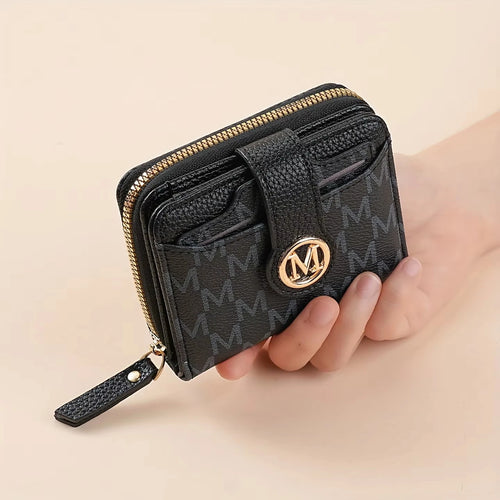 Women's Wallet for Multiple Card Slots, Cash Pocket, Retro Style Mini