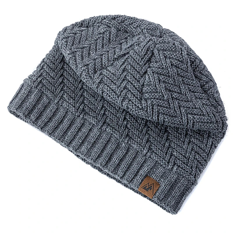 Unisex Peak Labal Winter Hats Fashion Knitted Hats For Men And Women