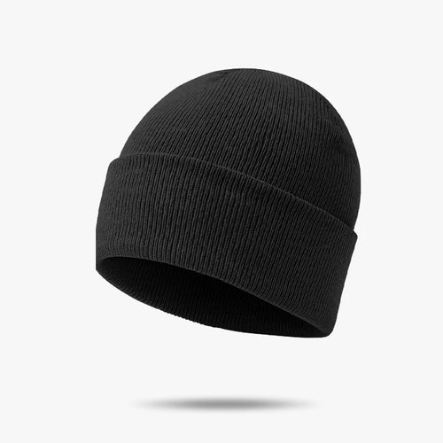 Autumn And Winter Warm Woolen Hat Solid Color Cold-proof Knitted Hat
