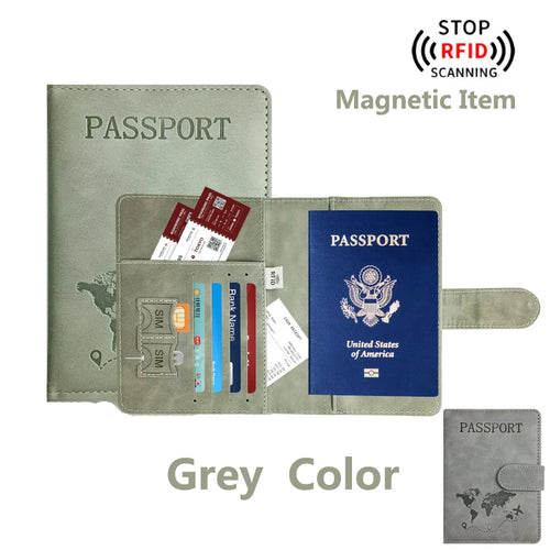 Travel Documents Holder Wallet Cover Case