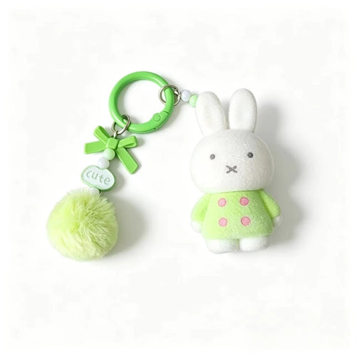 Miffy Cute Creative Fashion Plush Keychain Portable Decorative Rabbit