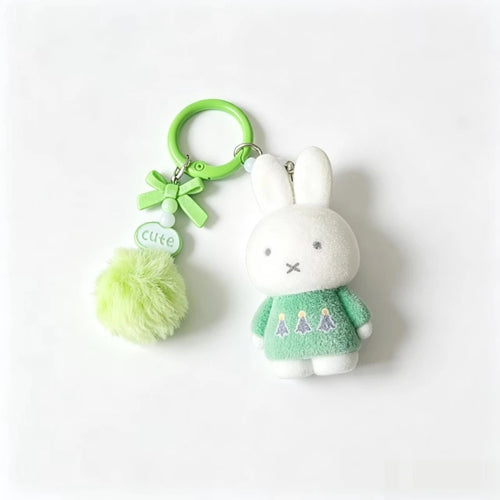 Miffy Cute Creative Fashion Plush Keychain Portable Decorative Rabbit